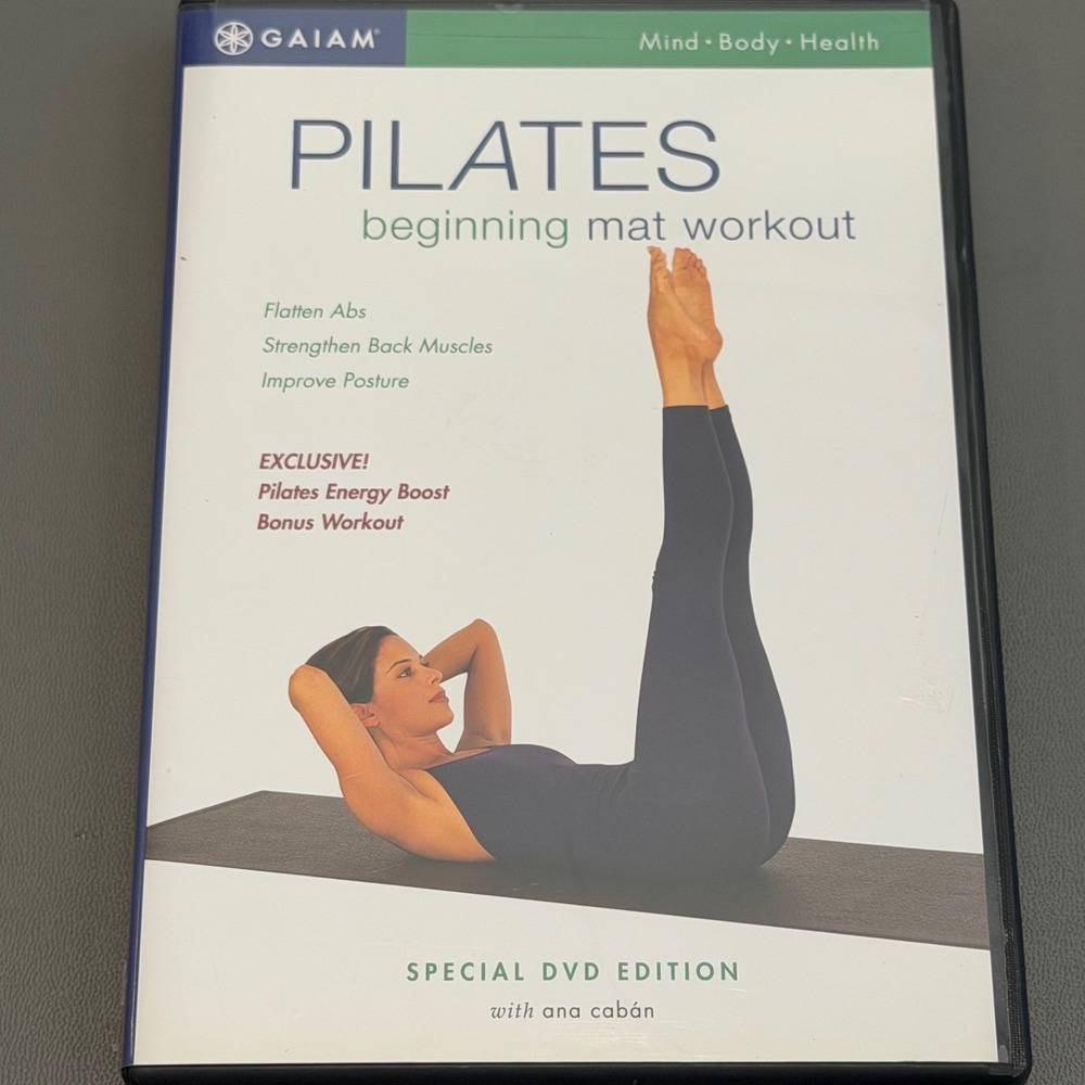 Pilates‎ Beginning Mat Workout Gaiam  DVD Ana Caban Special Edition - SEALED